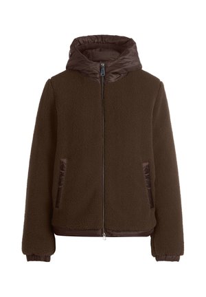 Betty Barclay, BETTY BARCLAY MIT KAPUZE PLÜSCHJACKE - Vinterjakker - dunkelbraun