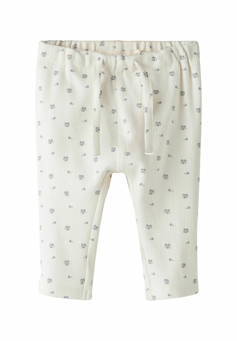 Lil' Atelier Printed - Calças - coconut milk/branco - Zalando.pt