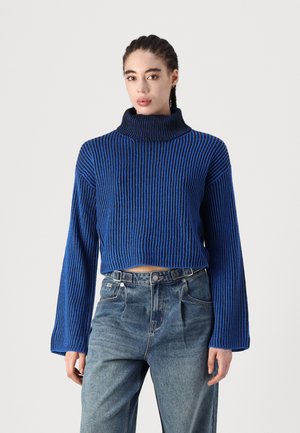 NMTONE  - Strikkegenser - lapis blue/black