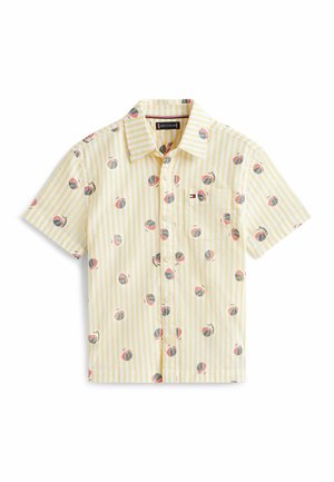 PRINT ITHACA STRIPE SHORT SLEEVE OXFORD  - Hemd - yellow dahlia stripe