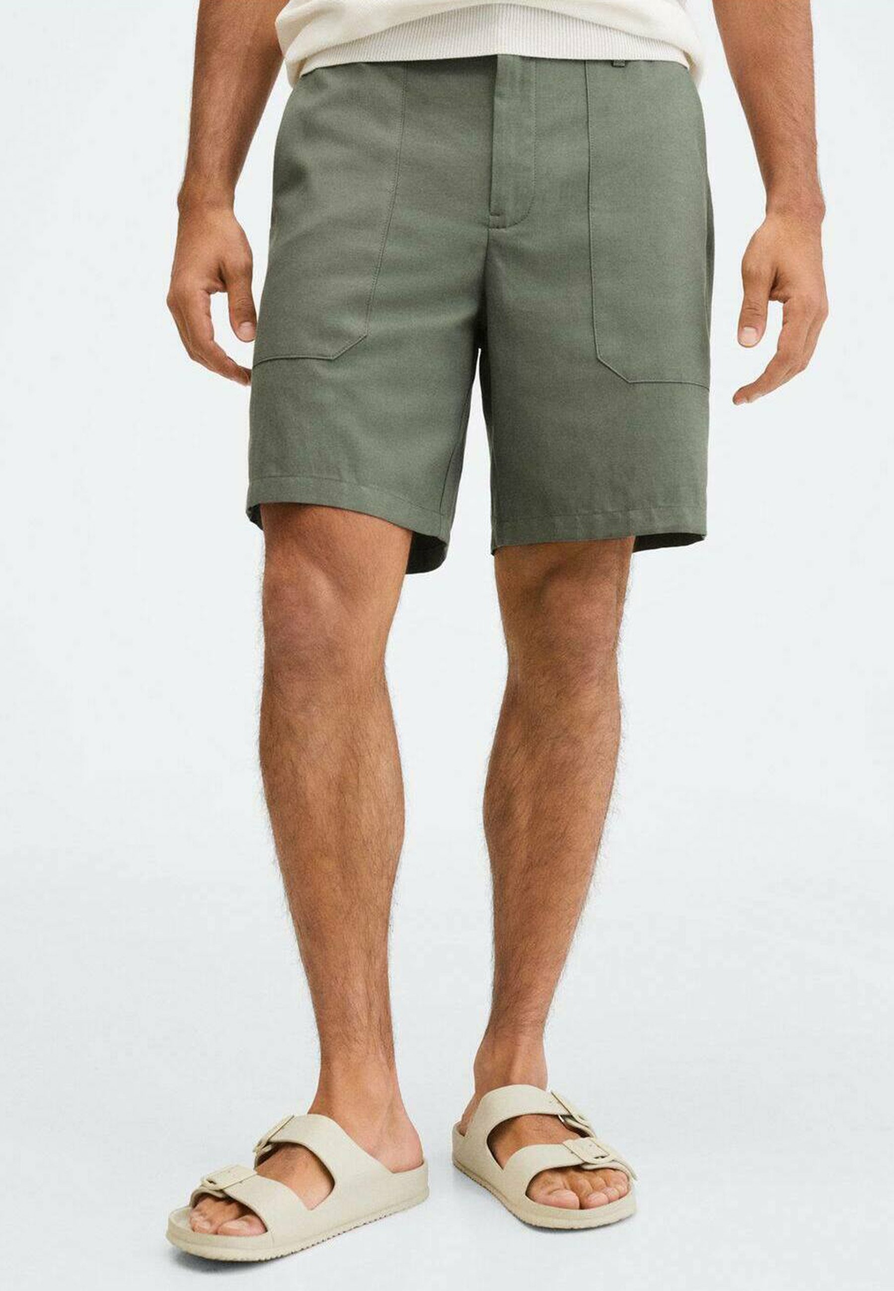 Mango MUNDO - Shorts - kaki/khaki 