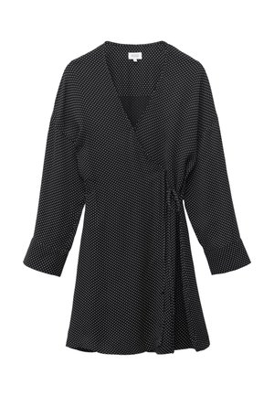 & OTHER STORIES, & OTHER STORIES WRAP MINI DRESS - Robe de jour - black