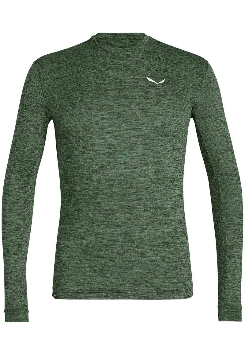 Salewa PUEZ MELANGE DRY TEE - Camisola de manga comprida - grün