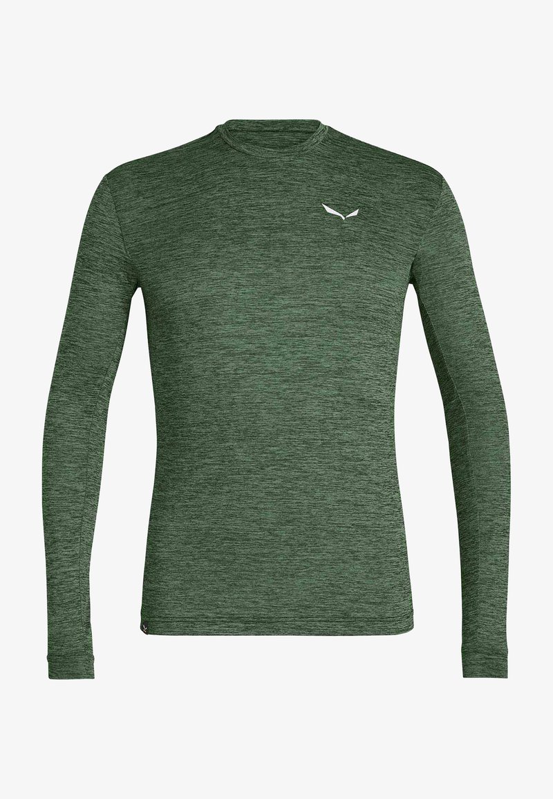 Salewa PUEZ MELANGE DRY TEE - Camisola de manga comprida - grün