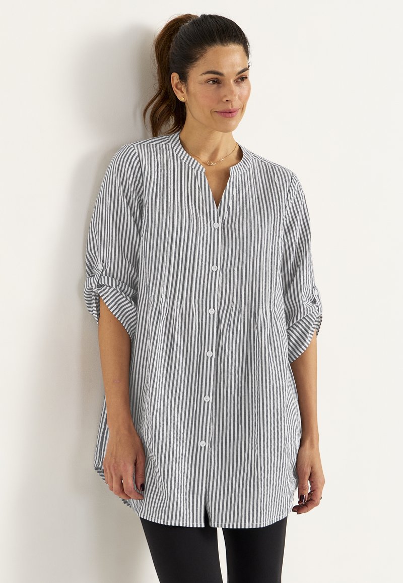Cellbes of Sweden Bluse - navy striped
