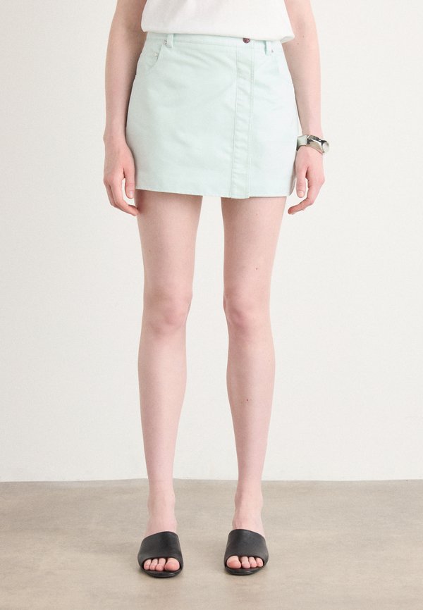 PRIDE WRAP SKIRT - Mini skirt - tropic aqua
