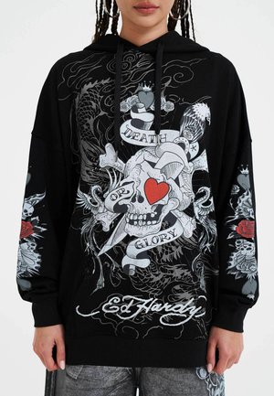 DEATH OR GLORY LOVE - Hoodie - black