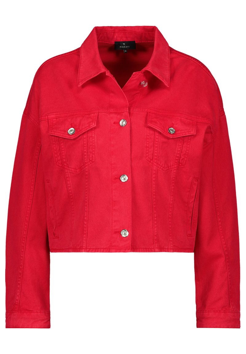 Damen Leichte Jacken | Monari Jeansjacke rot - ZD14125 Damen Leichte Jacken | Monari Jeansjacke rot - ZD14125