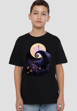 Disney, THE NIGHTMARE BEFORE CHRISTMAS POSTER - Print T-shirt - black