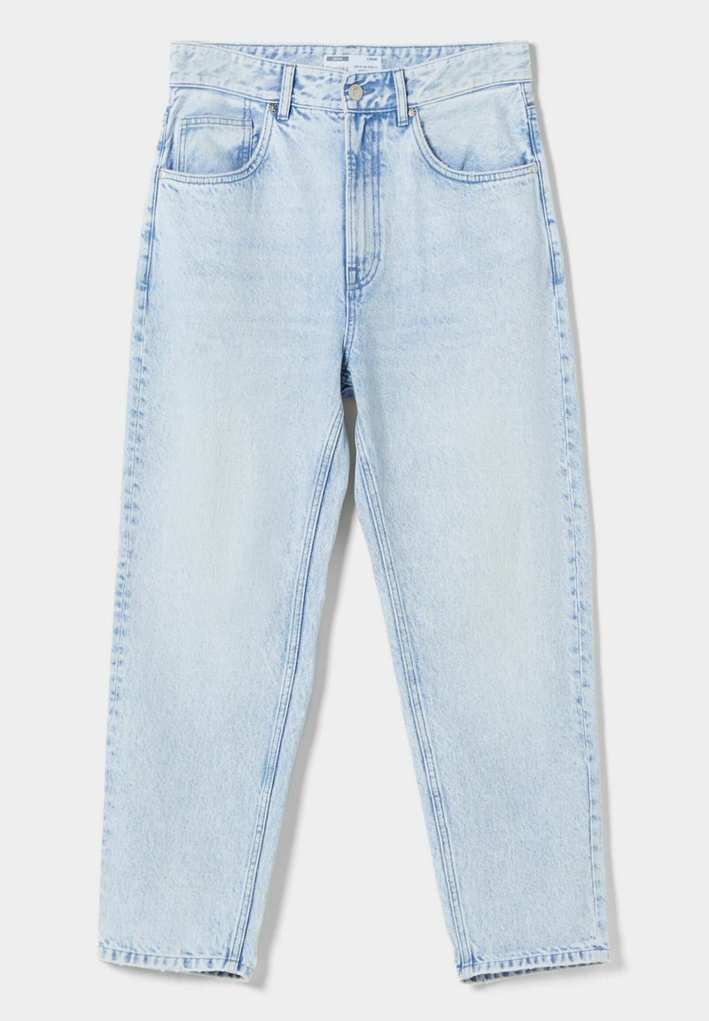 Bershka Relaxed fit jeans lichtblauw Bershka Relaxed fit jeans lichtblauw