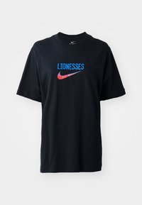 ENGLAND ENT LIONESSES TEE - Landslagsklær - black