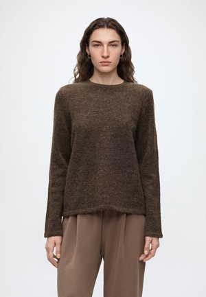 Selected SLWLULU NEW - Trui - dachshund detail/melange