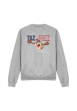Cotton Soul, LOONEY TUNES TAZ FOR PREZ 3 - Sweatshirt - mottled light grey