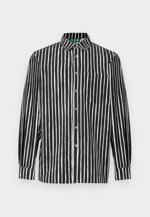 JOKAPOIKA KIOSKI SHIRT UNISEX - Bluza z gumbi - black/white