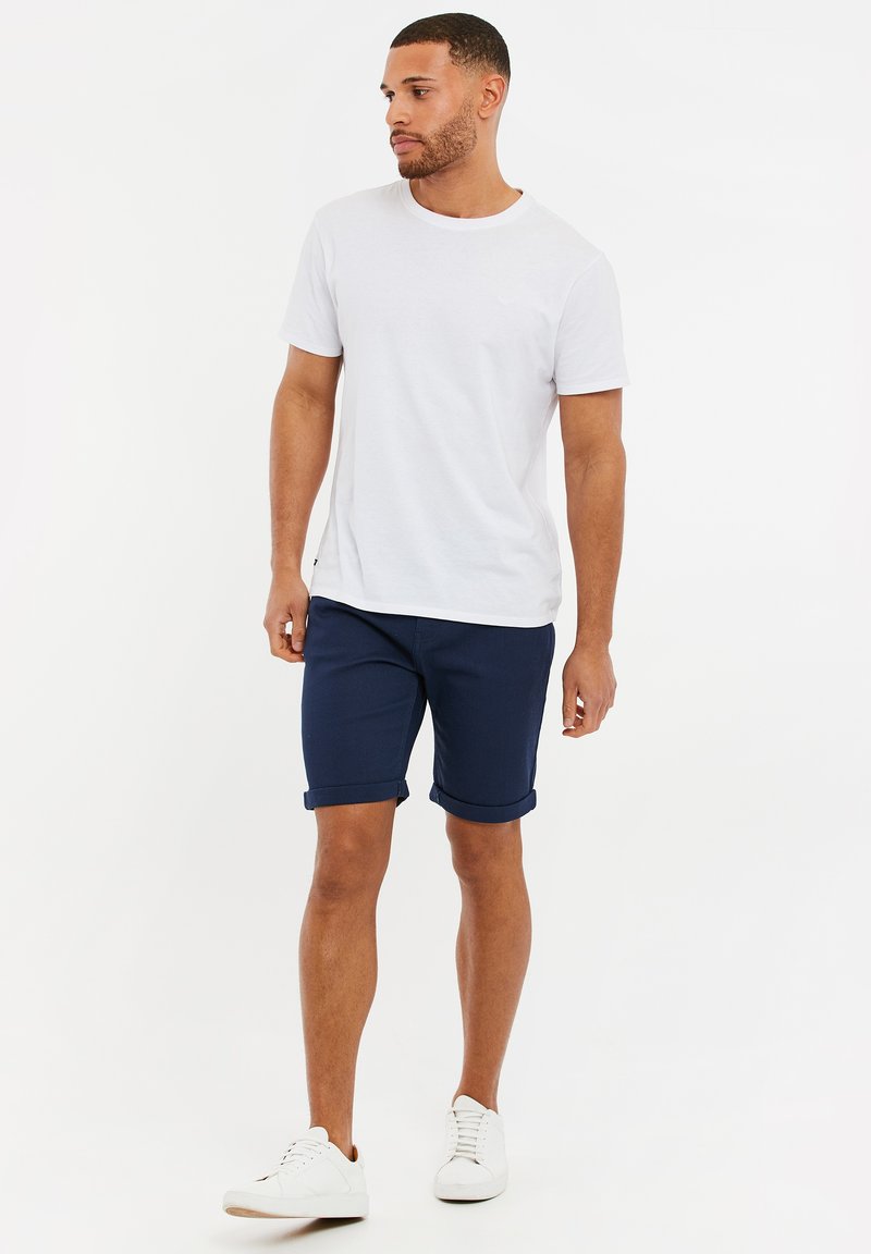 Herren Skinny Fit | Threadbare SANKY Jeans Shorts dunkelblau - TK16925 Herren Skinny Fit | Threadbare SANKY Jeans Shorts dunkelblau - TK16925