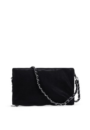 CON SOLAPA Y ASAS DE CADENA - Bolso de mano - black