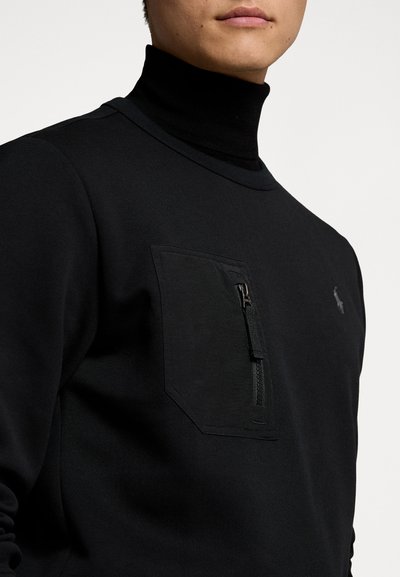 Polo Ralph Lauren DOUBLE-KNIT POCKET SWEATSHIRT - Mikina - black