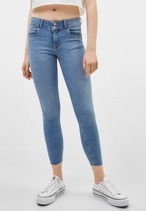 Bershka, Jeans Skinny - light blue