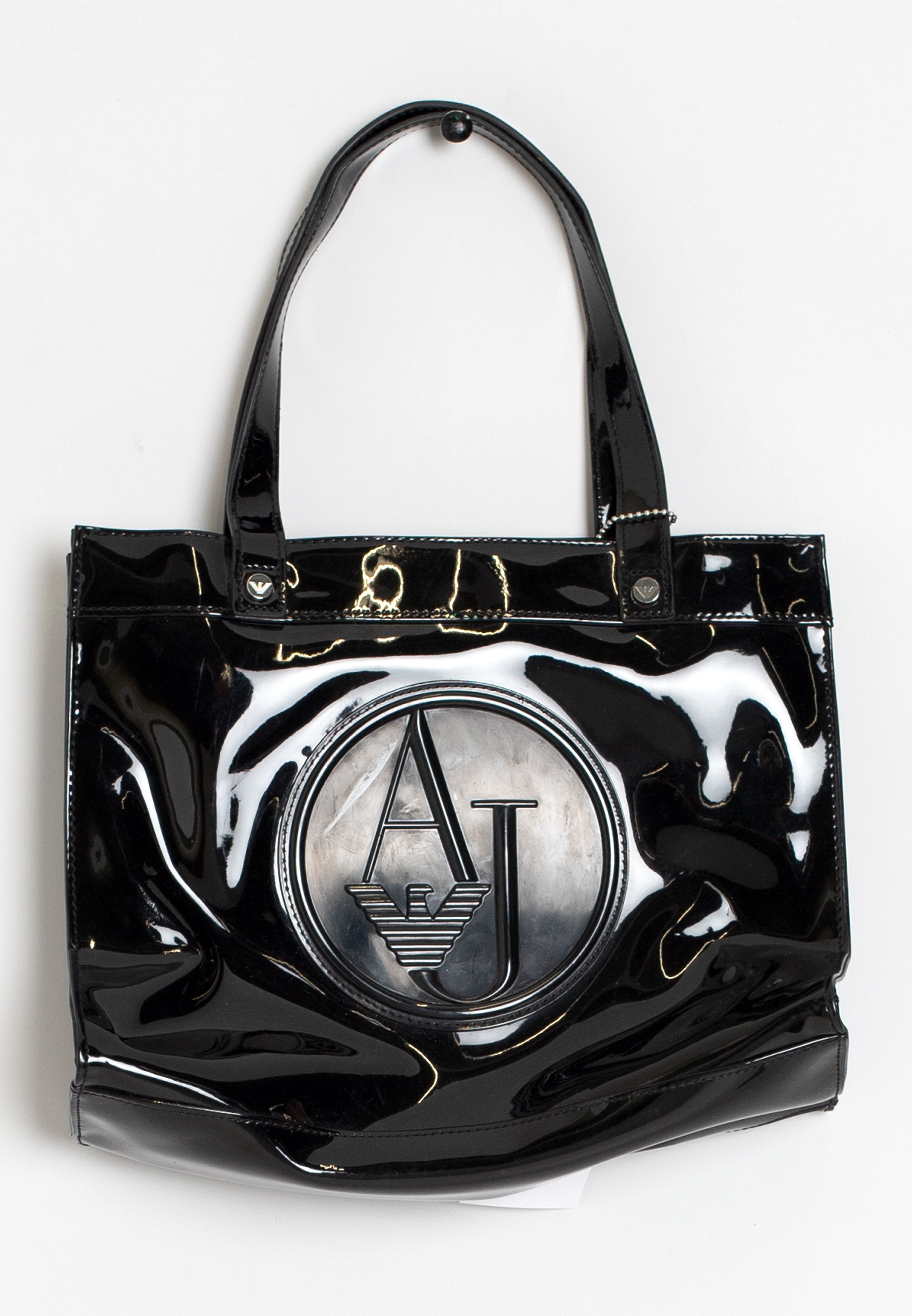 Armani Jeans Handtas - black/zwart - (Pre-owned) - Zalando.nl
