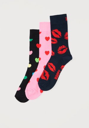 HEART & KISSES UNISEX 3 PACK - Sokid - multi-coloured