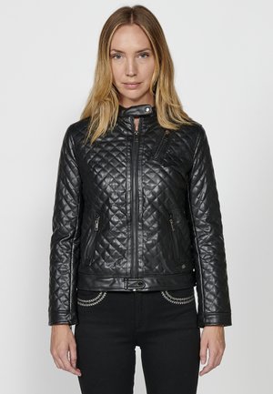 Koroshi Faux leather jacket - black