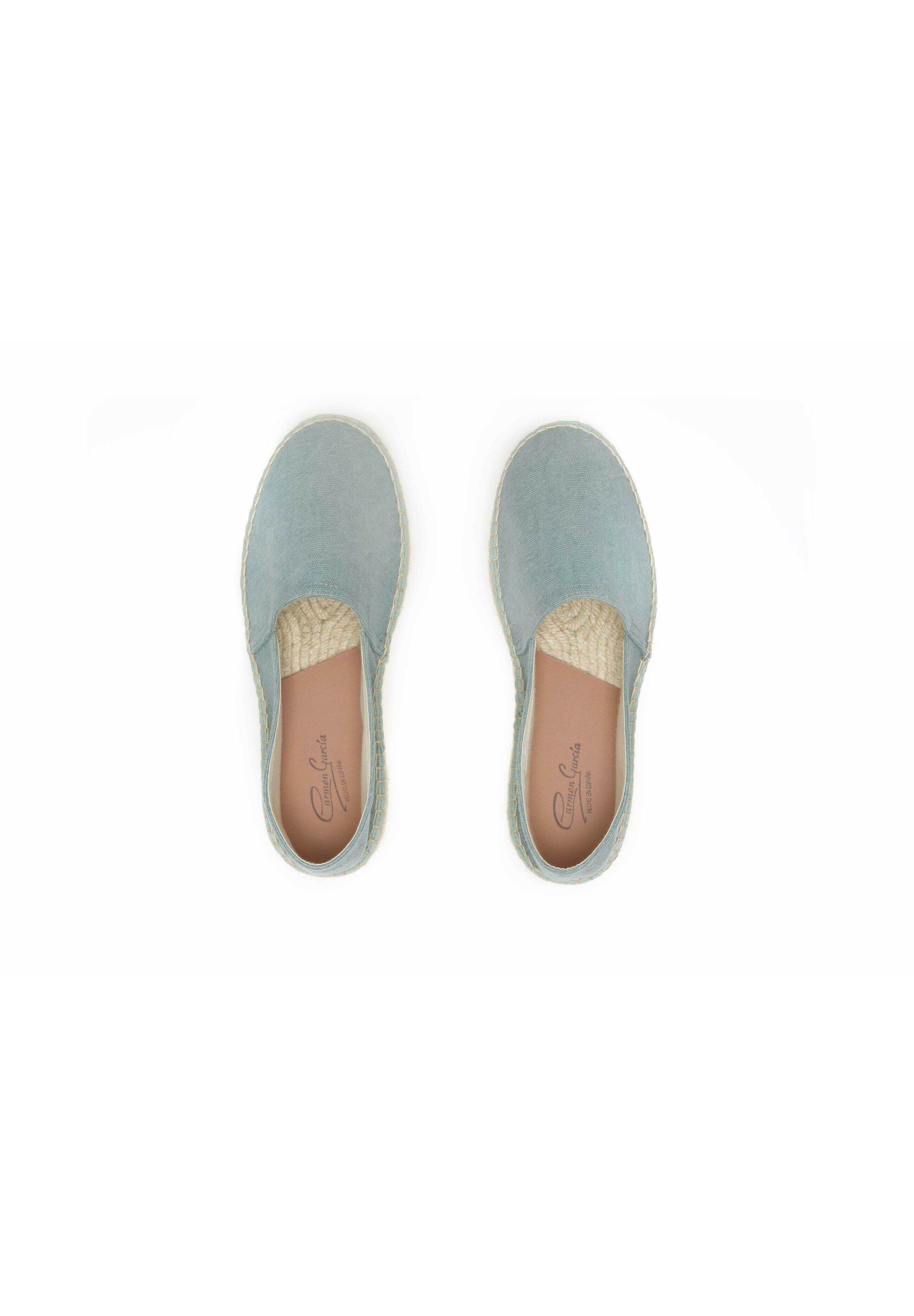 Mandarina Calzados ALPARGATA ESPARTO CARMEN GARCIA PIQUE - Alpargatas -  aqua/azul claro - Zalando.es