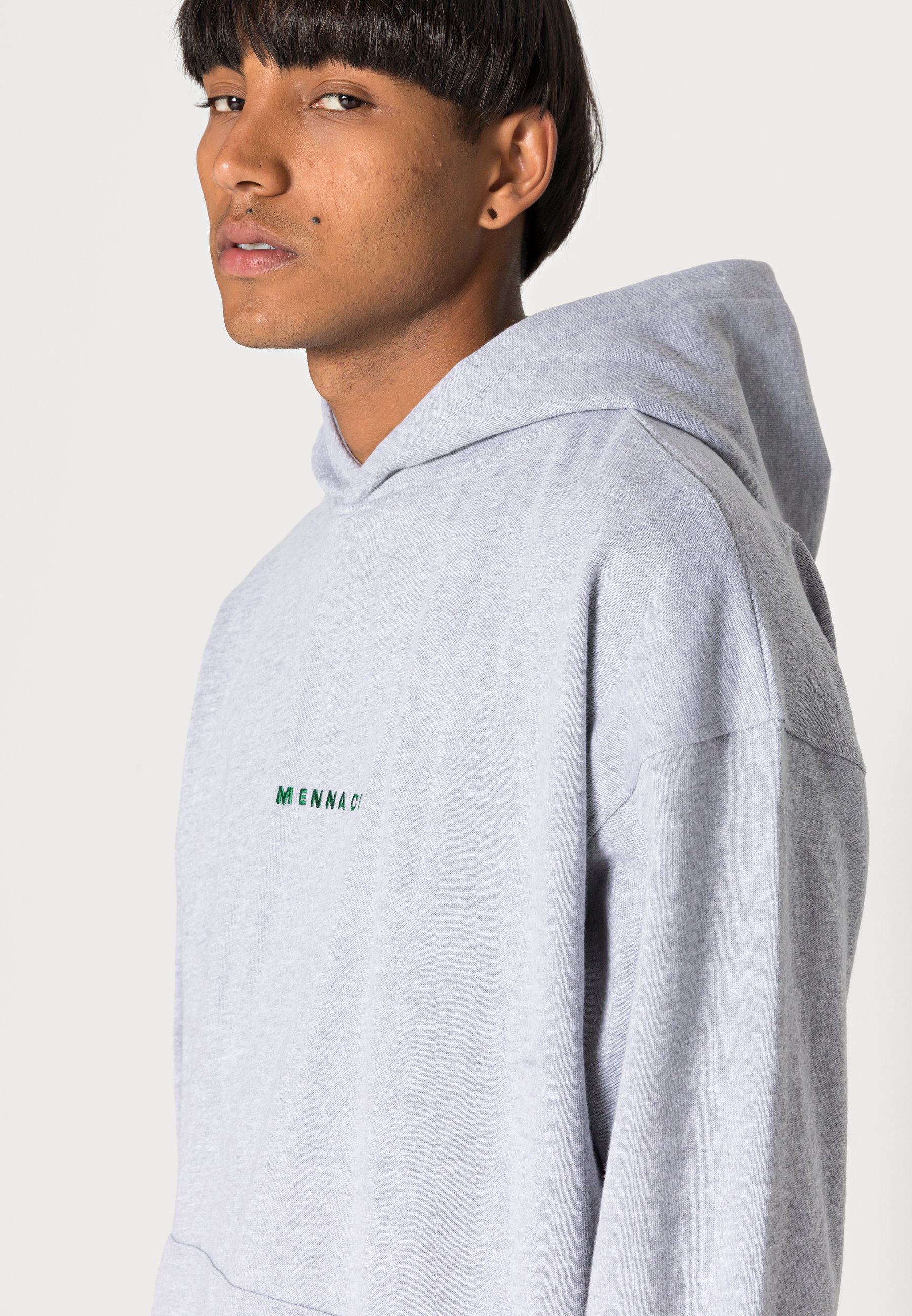 Mennace MENNACE ESSENTIAL HOODIE UNISEX - Sweater - grey/grijs - Zalando.nl