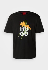 HUGO DILABLUMI - Μπλουζάκι με στάμπα - black