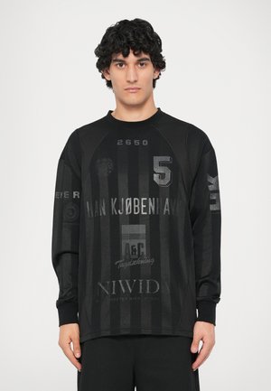 LOGO FOOTBALL - Hosszú ujjú felső - black