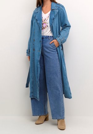 Trenchcoat - blue denim
