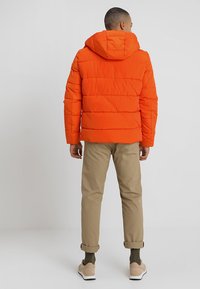 Urban Classics HOODED PUFFER - Vinterjakke - rustorange