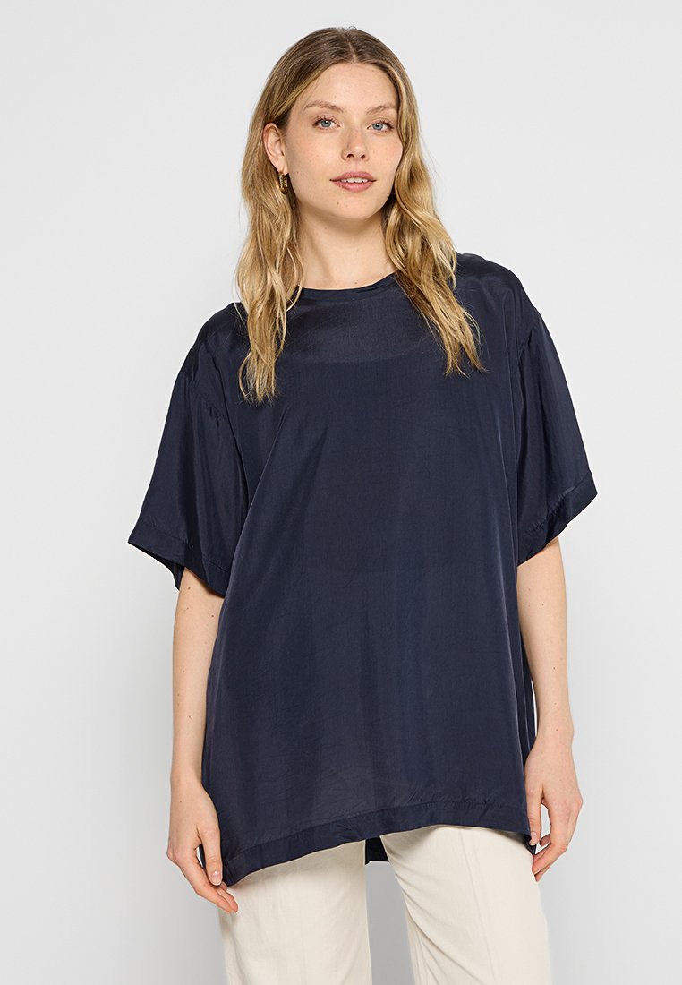 ASPESI Blouse donkerblauw