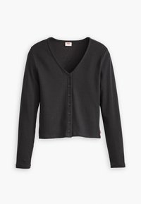 MUSE TEE - Long sleeved top - caviar cotton/poly