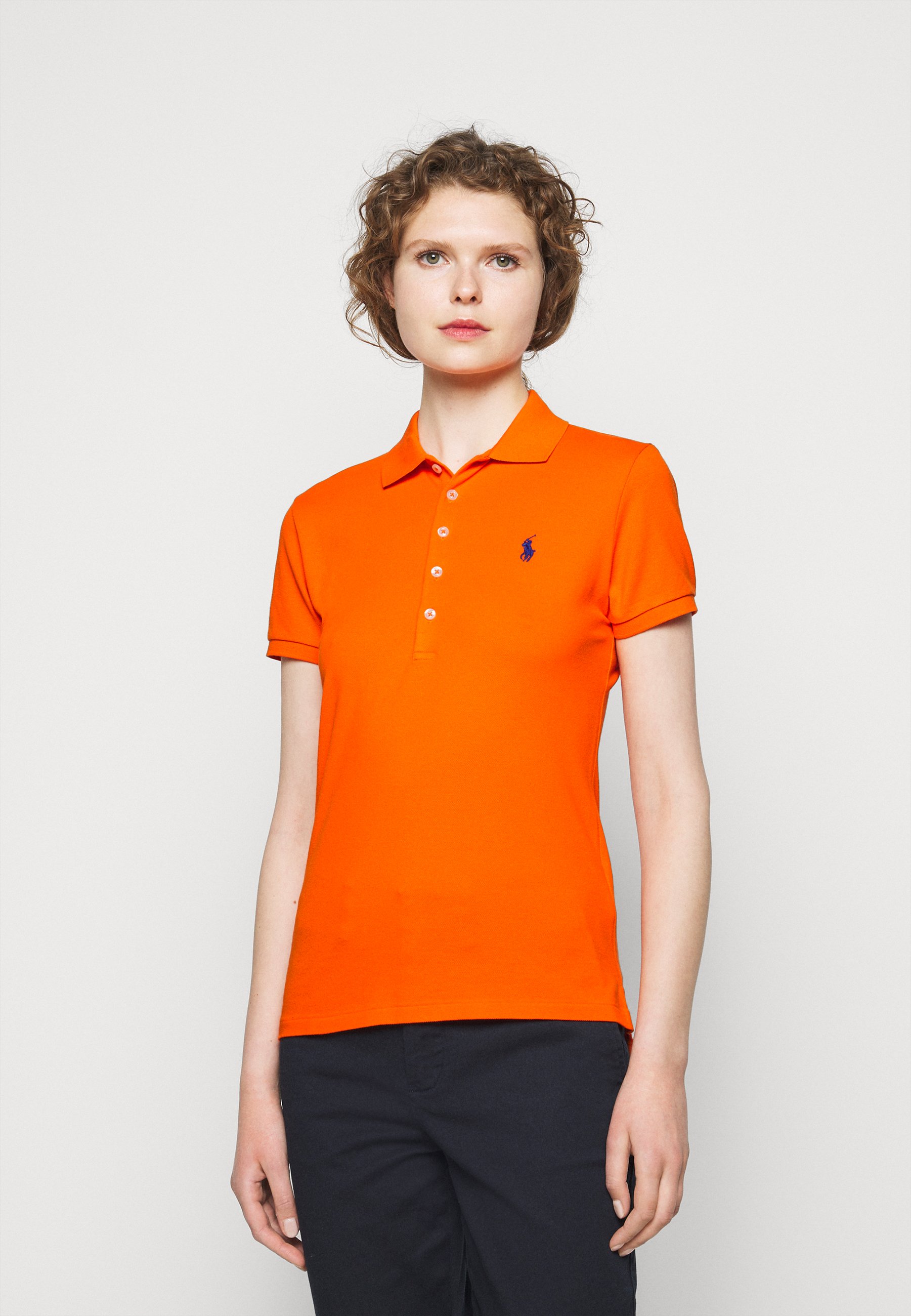 orange ralph lauren polo shirt