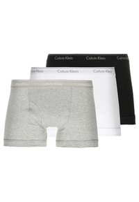 Calvin Klein Underwear TRUNK 3 PACK - Calzoncillos - black/grey/white