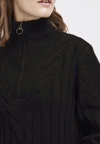 Oxmo Strickpullover - black