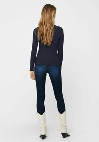 JDY JDYFRANSISKA LIFE NOOS - Topper langermet - dark blue