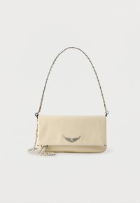 ROCK GRAINED LEATHER - Bolso de mano - off white