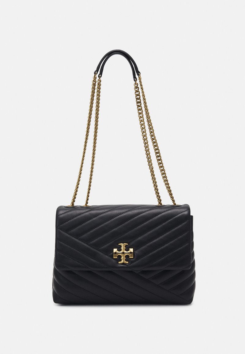 Tory Burch - KIRA CHEVRON CONVERTIBLE SHOULDER - Schoudertas - black, Vergroten