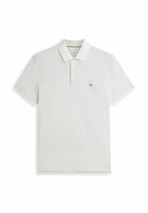 Tommy Hilfiger, TOMMY HILFIGER REGULAR FIT GEOMETRIC PRINT POLO SHIRT - Polo - ivory petal