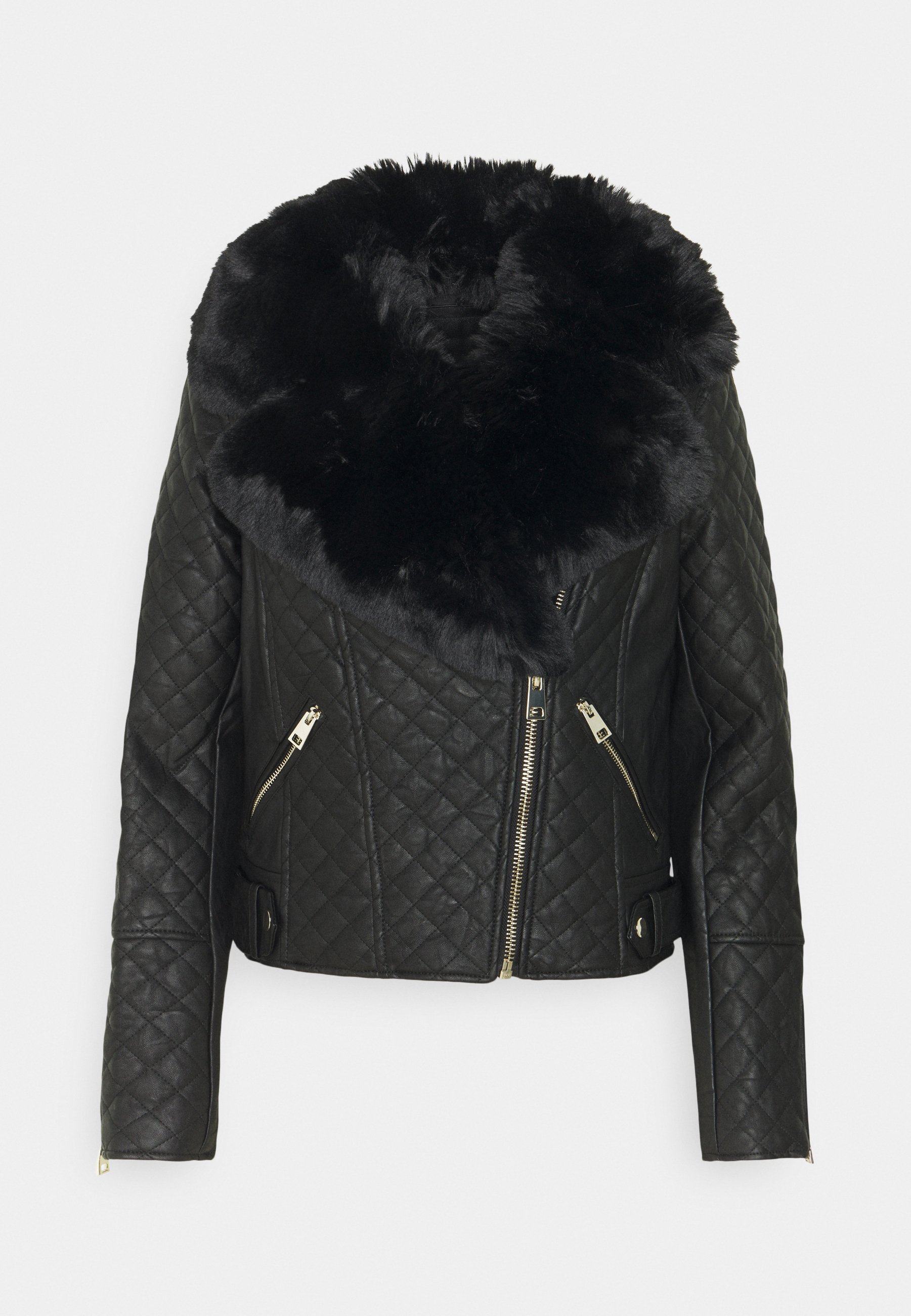 River Island Imitert skinnjakke black Zalando.no River Island Lett jakke black Zalando.no