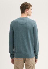 TOM TAILOR Maglione - stormy teal melange