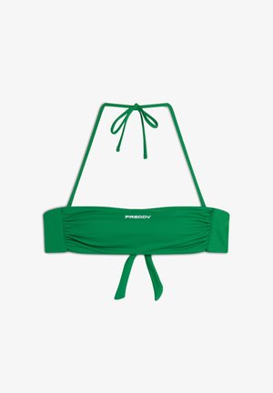 Freddy, BANDEAU WITH TIE-BACK AND CONTRAST LOGO - Bikini-Top - verde