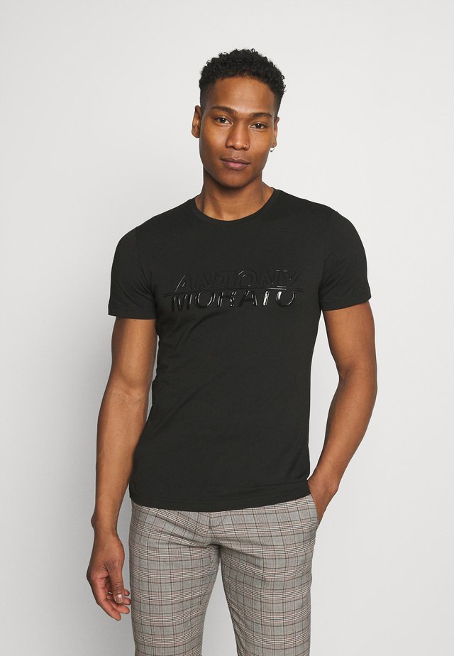 WITH LOGO - T-shirt print - nero