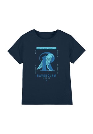 Cotton Soul, HARRY POTTER RAVENCLAW CLEVER AND CREATIVE UNISEX - Print T-shirt - dark blue