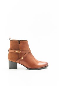 Damart BI-MATIÈRES - Bottines - caramel