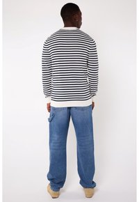 America Today KEITH - Maglione - navy ecru