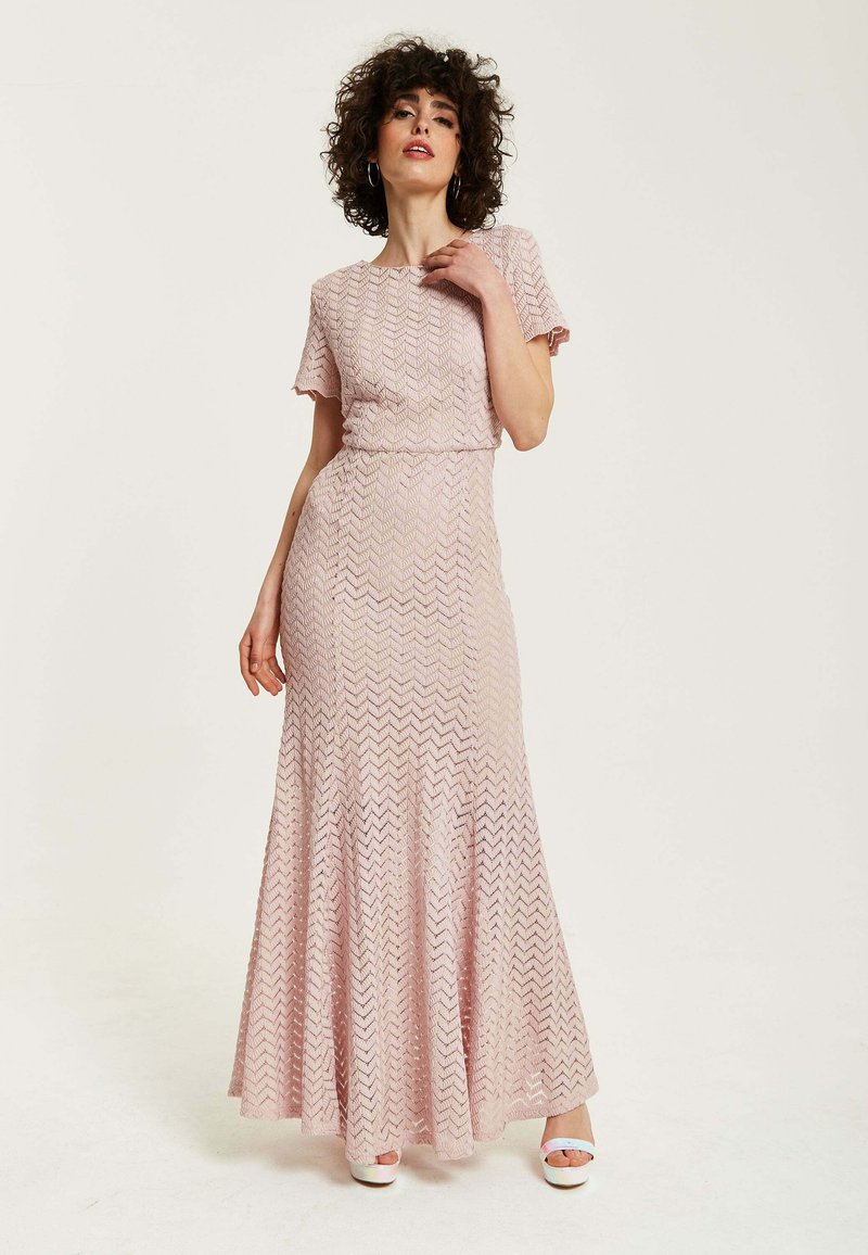 Liquorish Maxi dress - pink