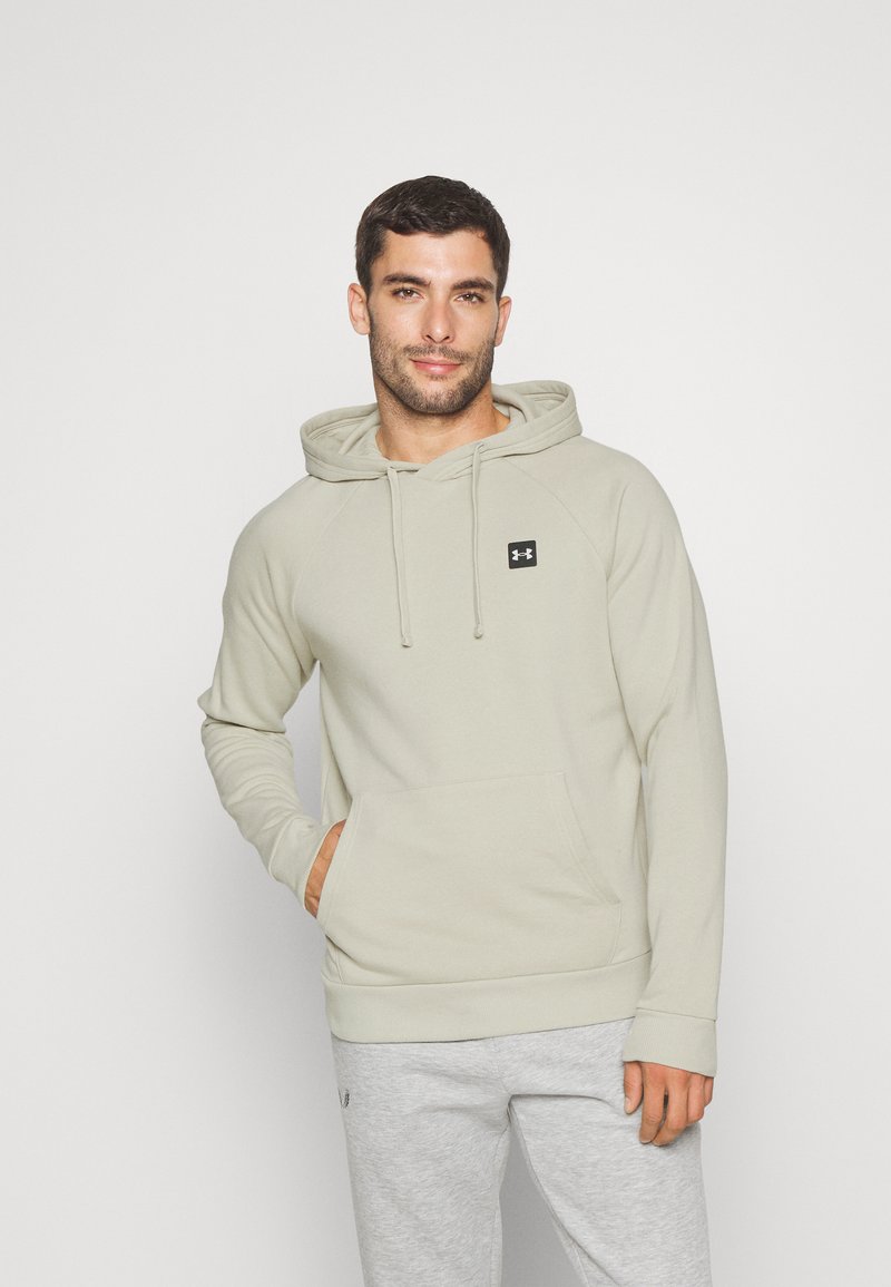Under Armour RIVAL HOODIE Hoodie khaki base/onyx white/khaki Zalando.no