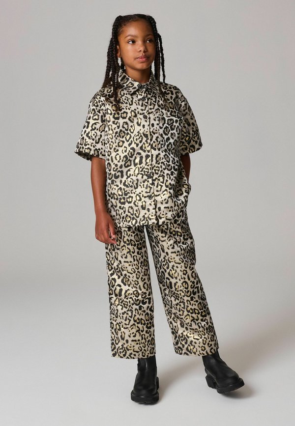 REGULAR FIT  JEMI  SET - Stoffhose - leopard print
